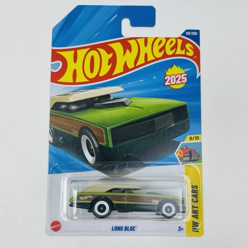 Hot Wheels Long Bloc HW Art Cars 2025 Green Mattel 135/250